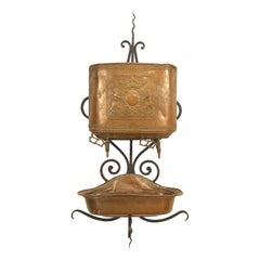 English Renaissance Revival Copper Lavabo English Renaissance Revival Copper Lavabo