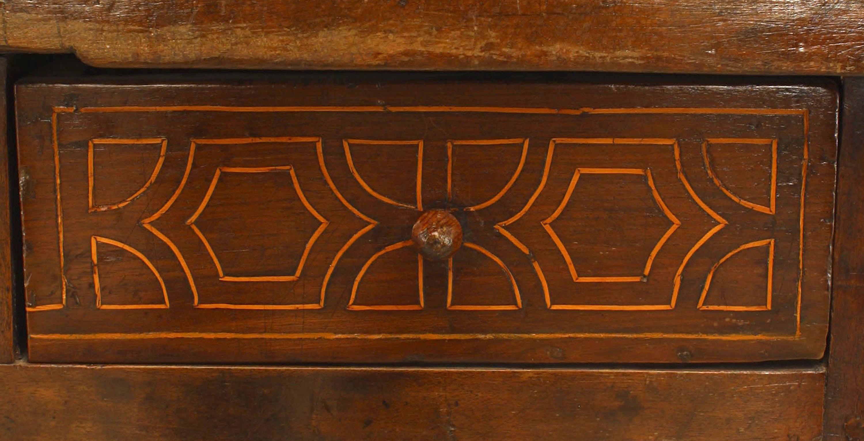 Britannique Table console en chêne de style Renaissance anglaise en vente