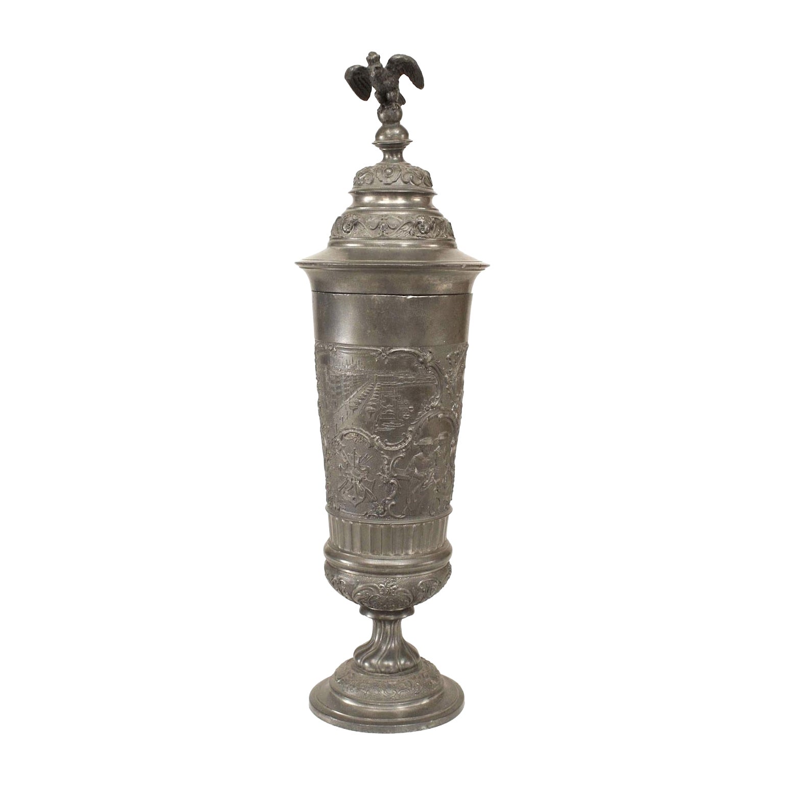 English Renaissance Style Pewter Chalice For Sale