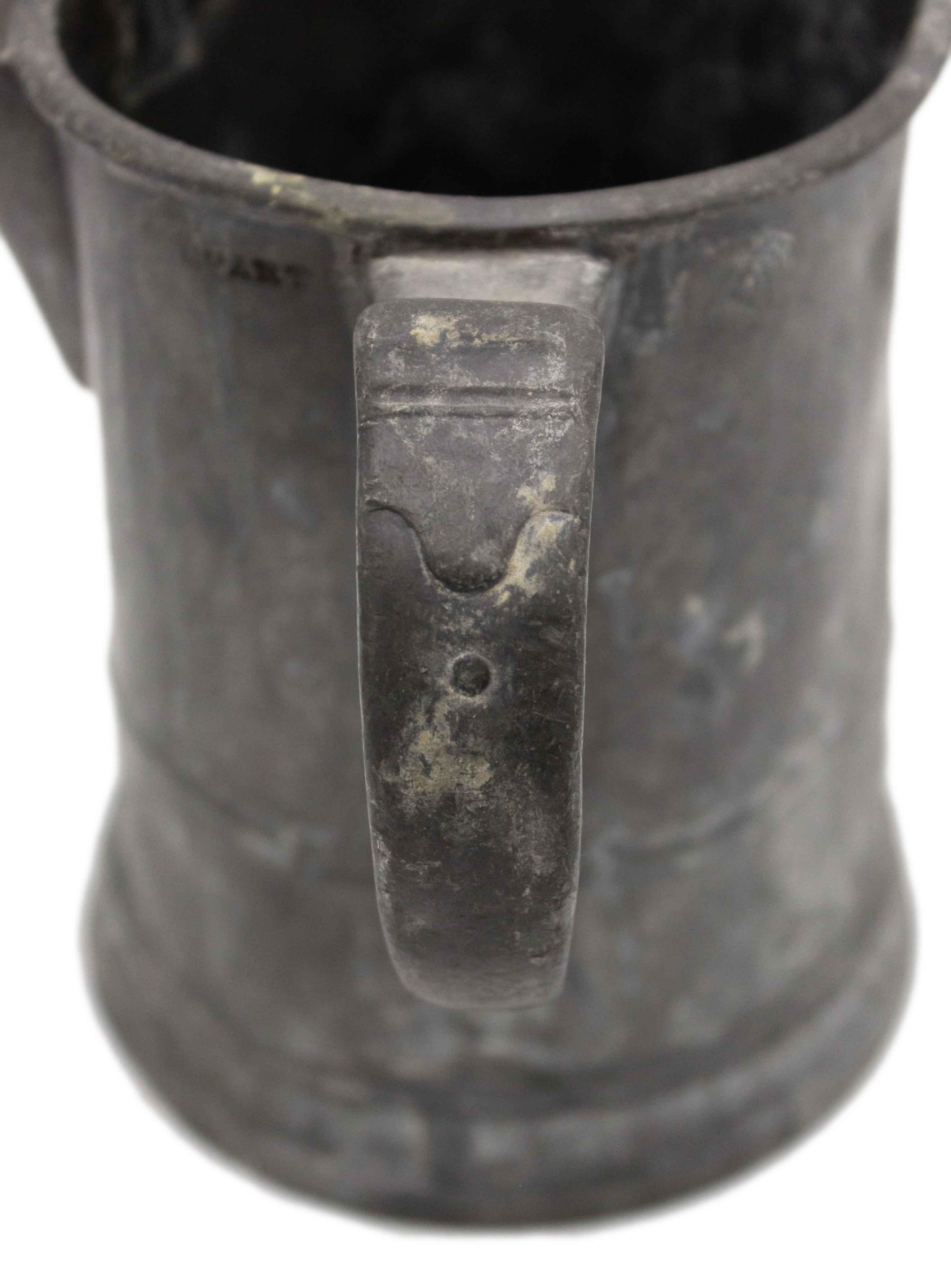 Renaissance Revival English Renaissance Style Pewter Pitcher For Sale