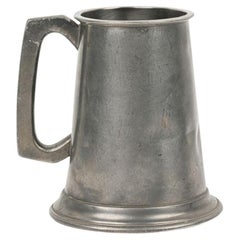 English Renaissance Style Pewter Tankards