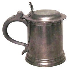 English Renaissance Style Pewter Tankards