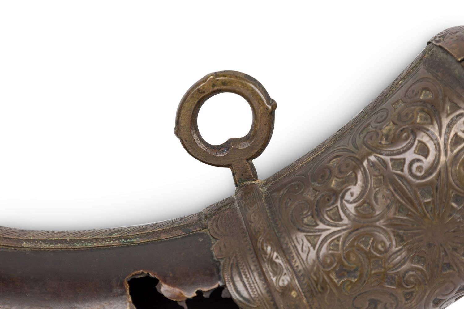 XVIIIe siècle et antérieur English Renaissance Style Powder Horn en vente