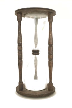 English Renaissance Wood Hour Glass
