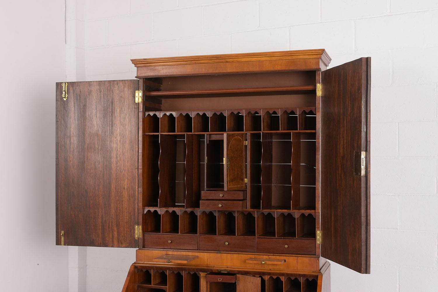 Antique George III Secretaire  In Good Condition In Los Angeles, CA