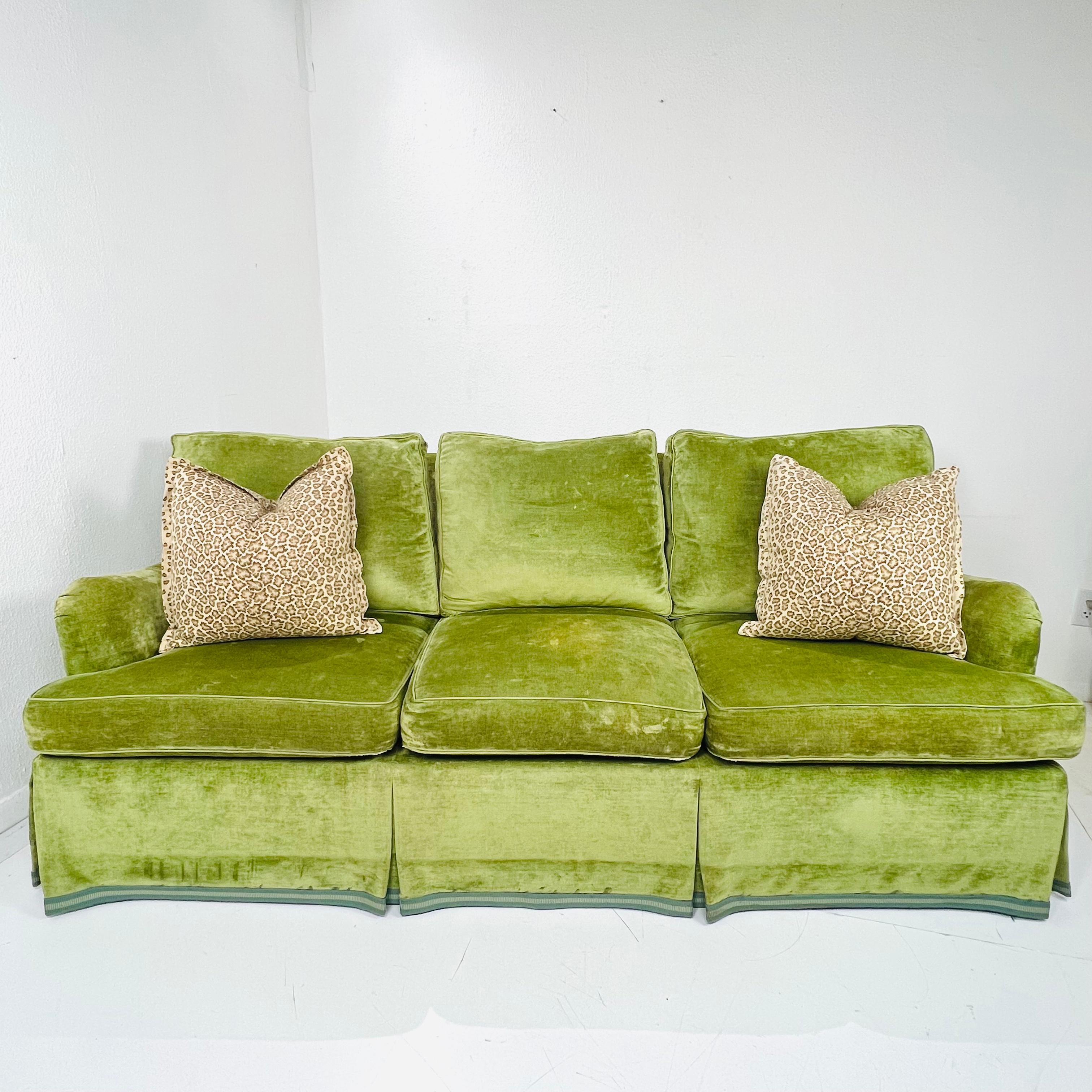 North American English Rolled Arm Sofa For Sale