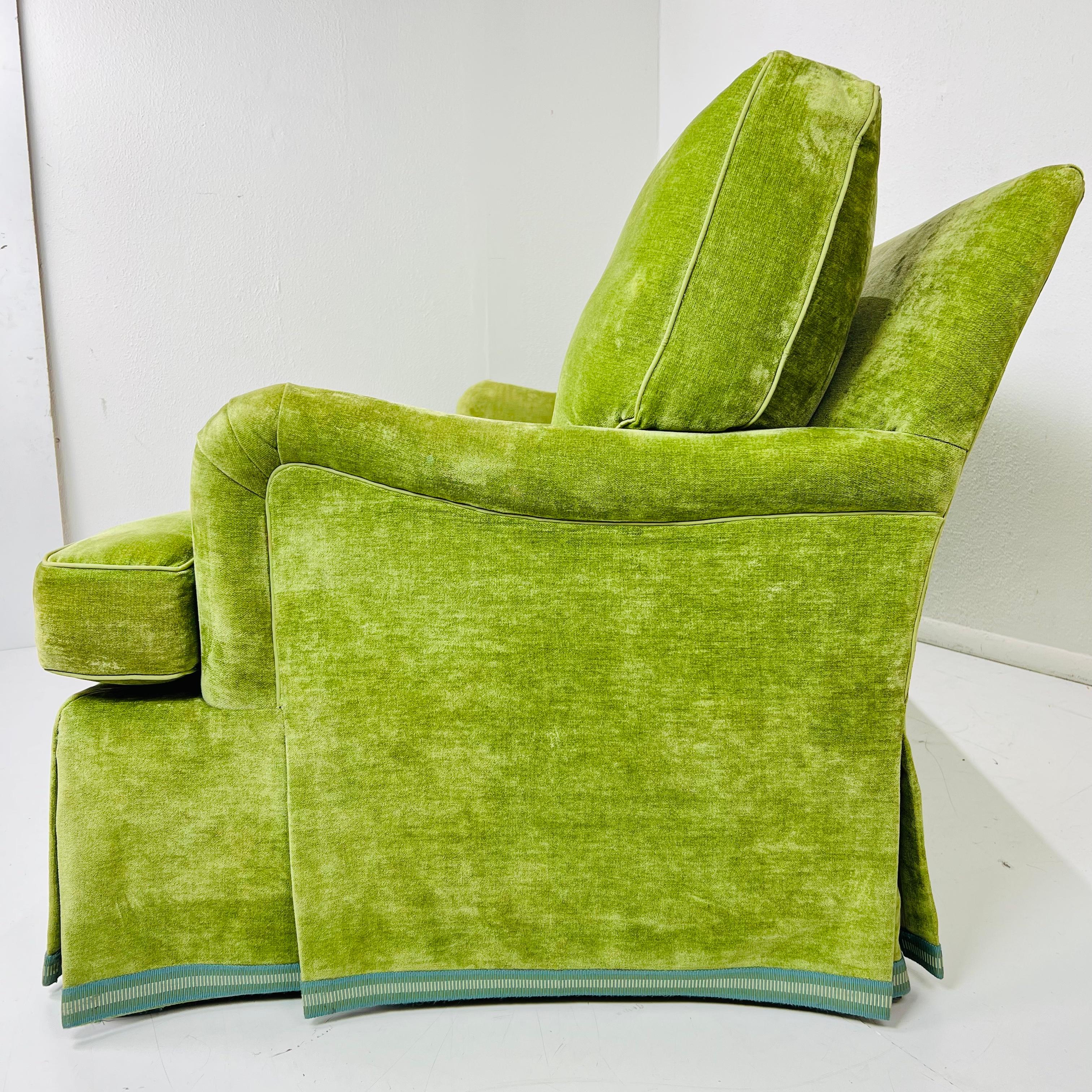 Contemporary English Rolled Arm Sofa