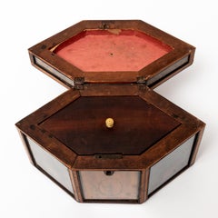 English Rolled Paper or Quilled Paper Tea Caddy