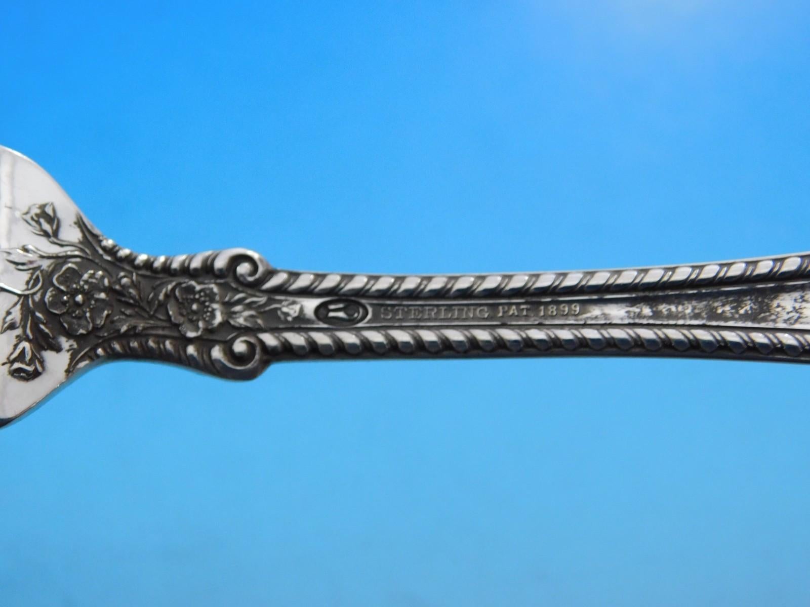 English Rose by Durgin Sterling Silber Besteck für 12 Personen Service 52 Teile (20. Jahrhundert) im Angebot