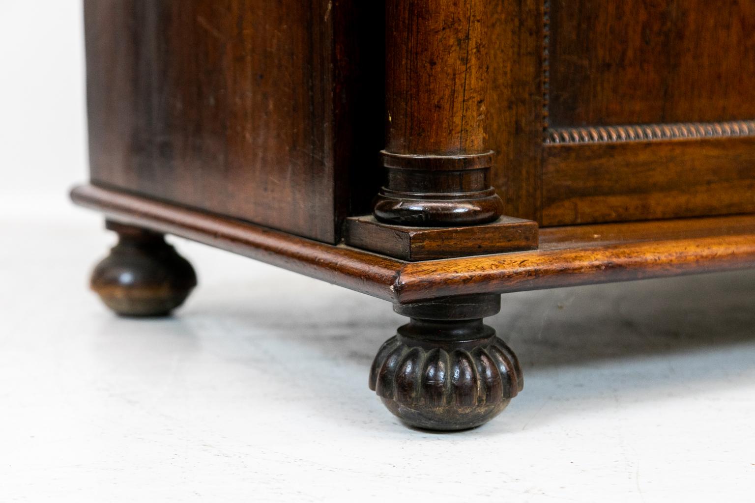 English Rosewood Console Cabinet 5