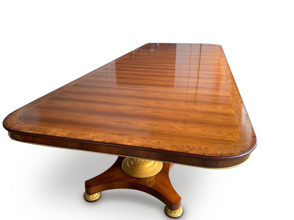 English Rosewood Dining Table, 20th Century For Sale 1