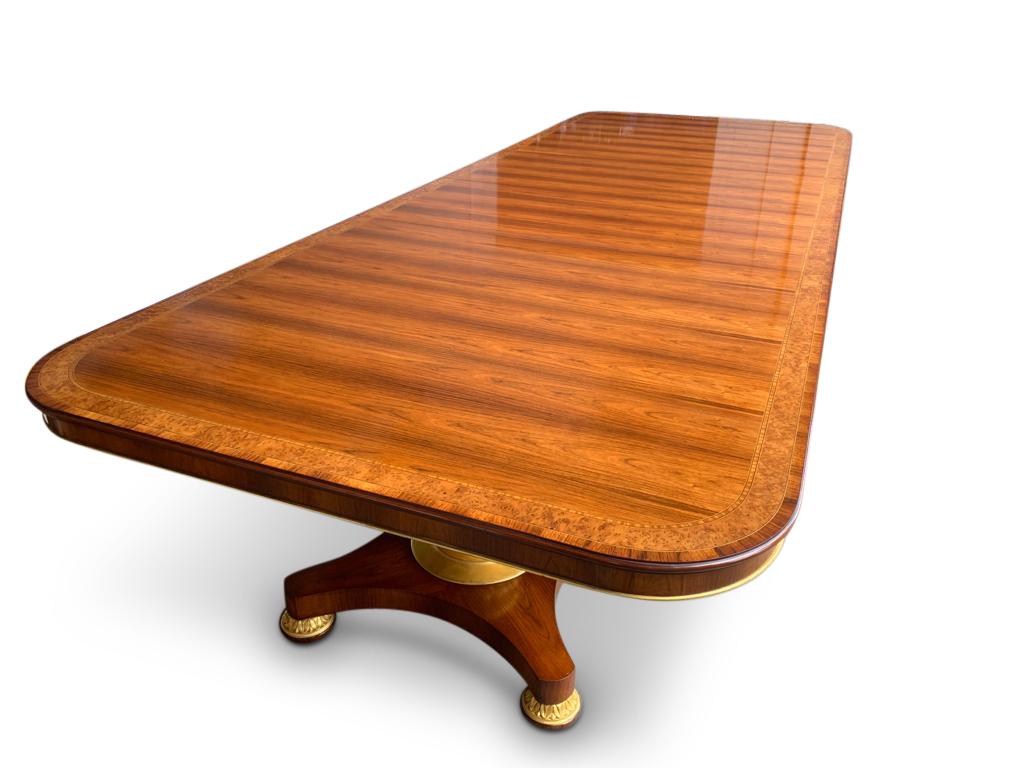 English Rosewood Dining Table, 20th Century For Sale 2