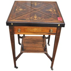 Wood Card Tables and Tea Tables