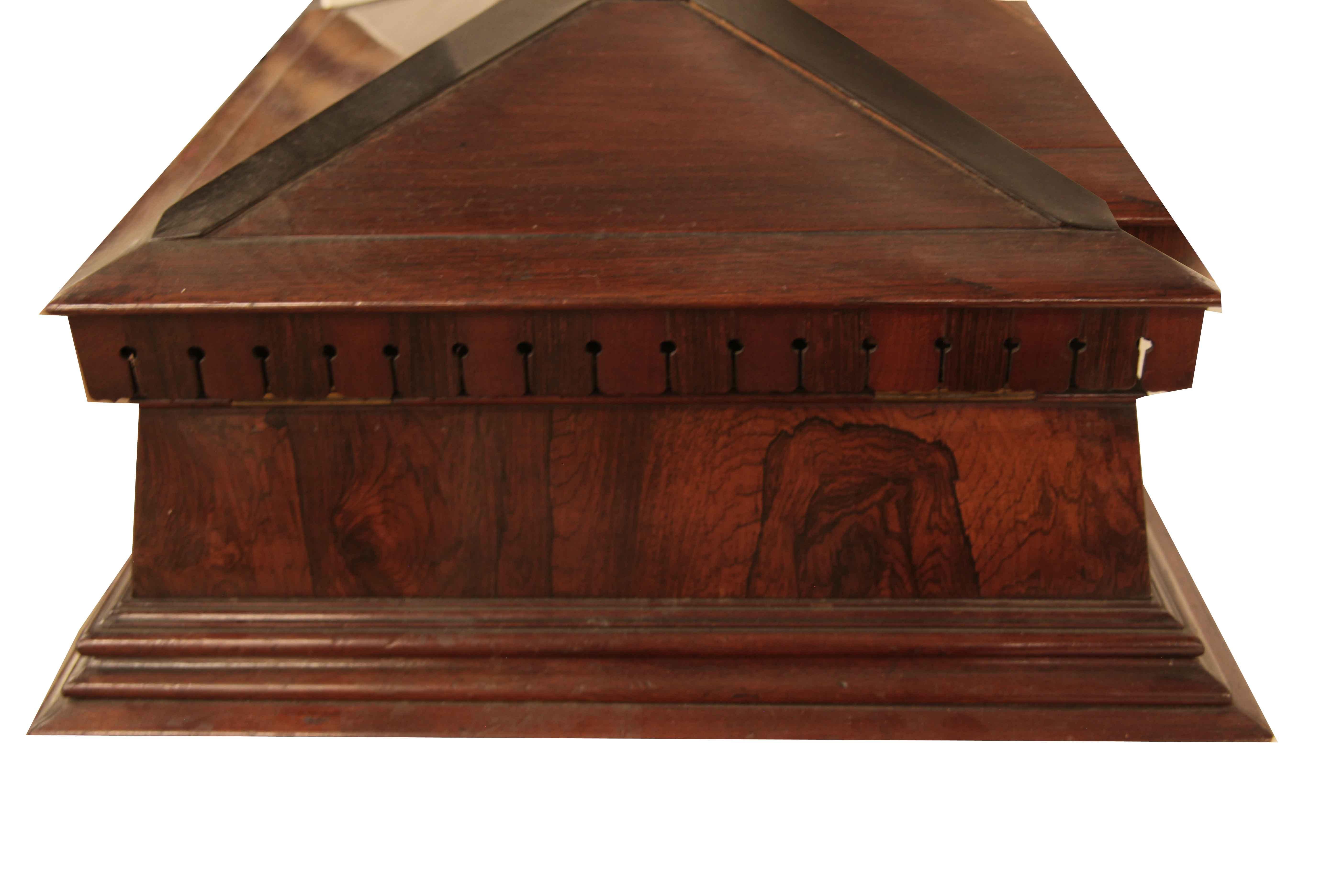 English Rosewood Fitted Dressing Box For Sale 4
