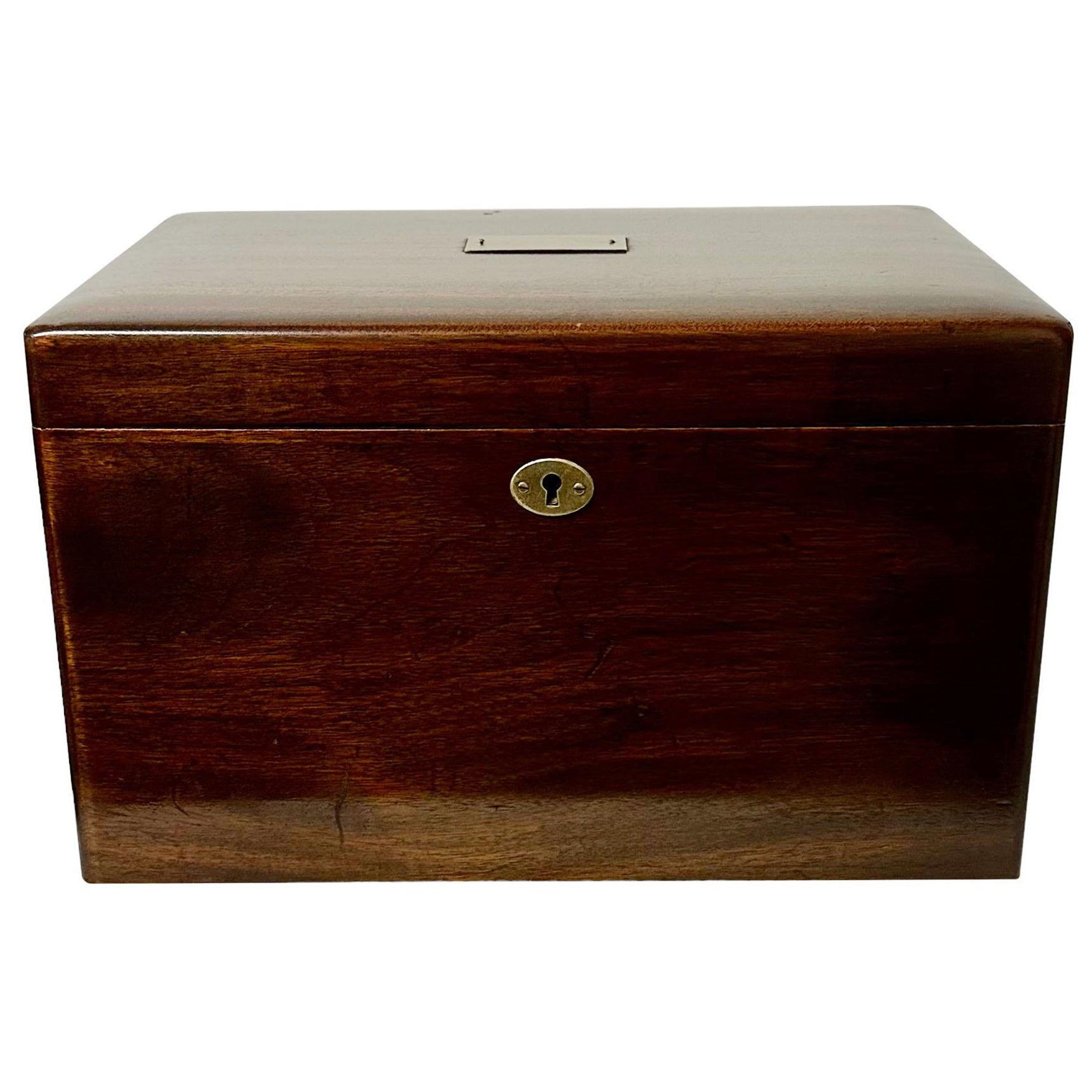 Humidor aus englischem Rosenholz im Angebot