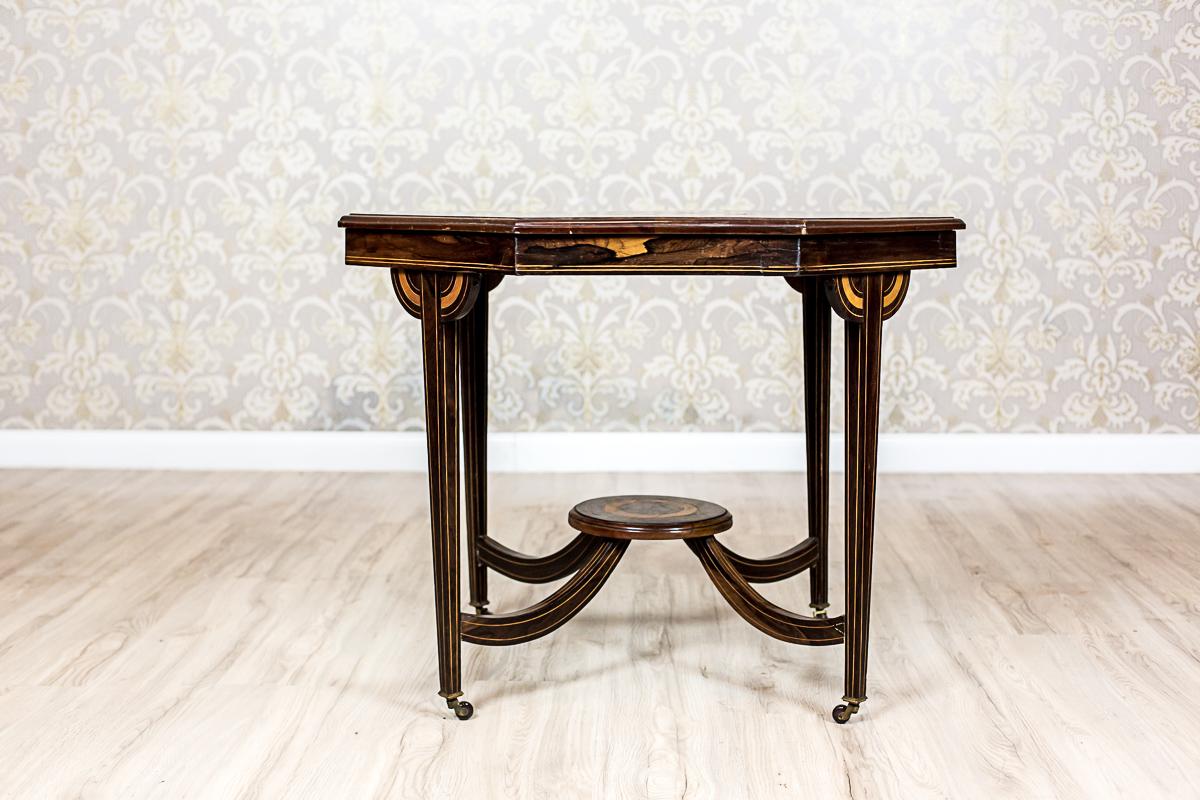 British English, Rosewood Table from the 19th Century