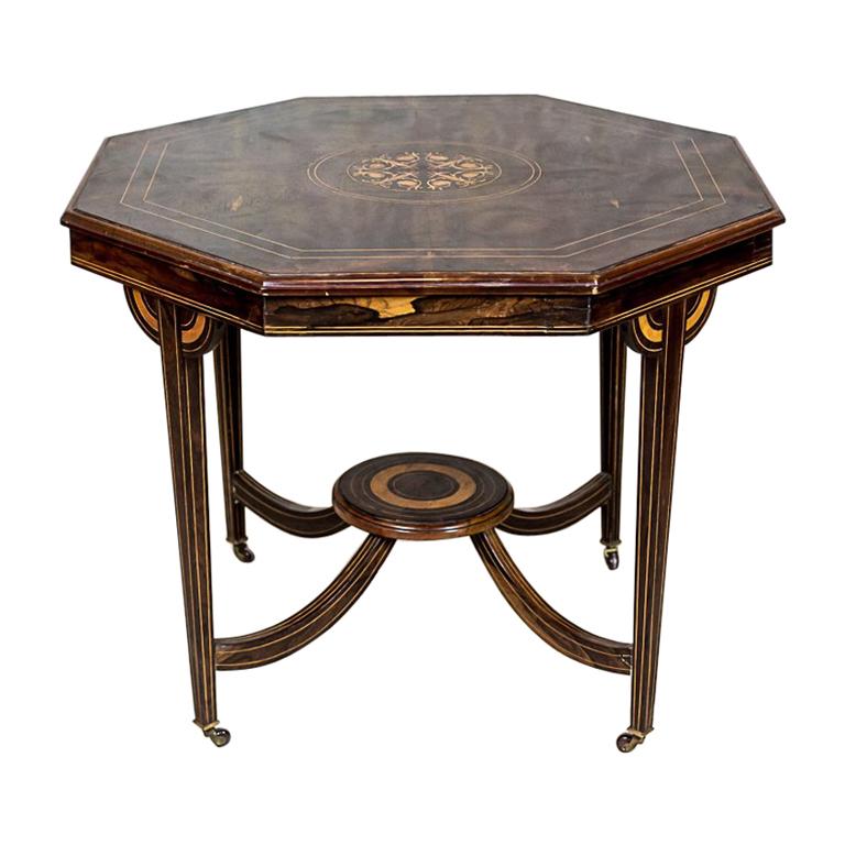 English, Rosewood Table from the 19th Century