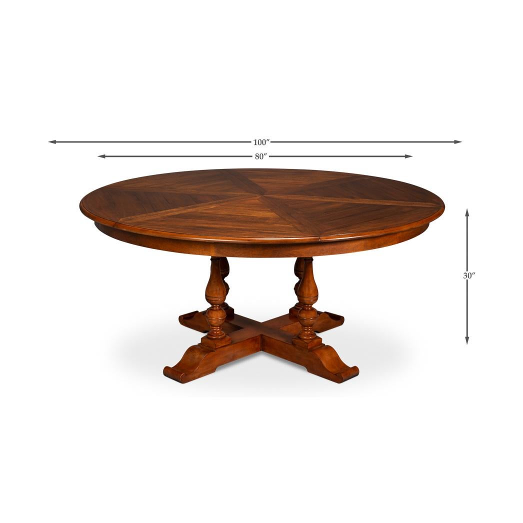 English Round Dining Table - 100