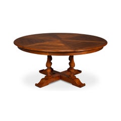 English Round Dining Table - 100"