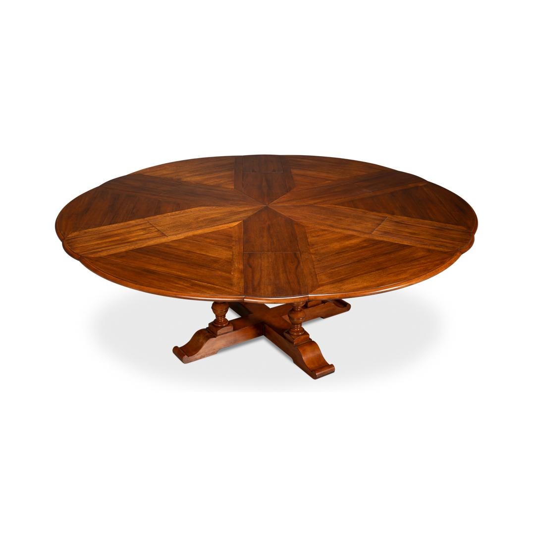 English Round Dining Table - 71.5