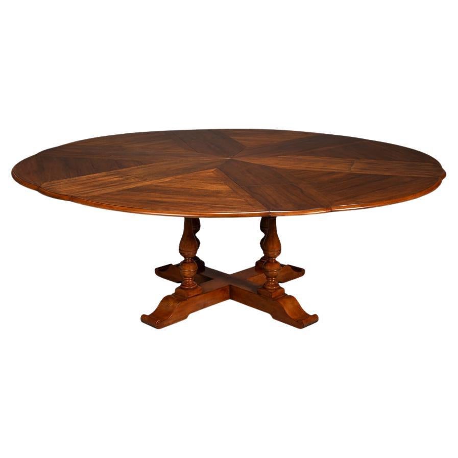 English Round Dining Table - 71.5"
