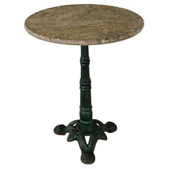 English Round Pedestal Garden Table