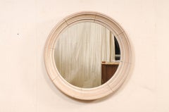 English Round-Shaped Mirror, 40" Diameter