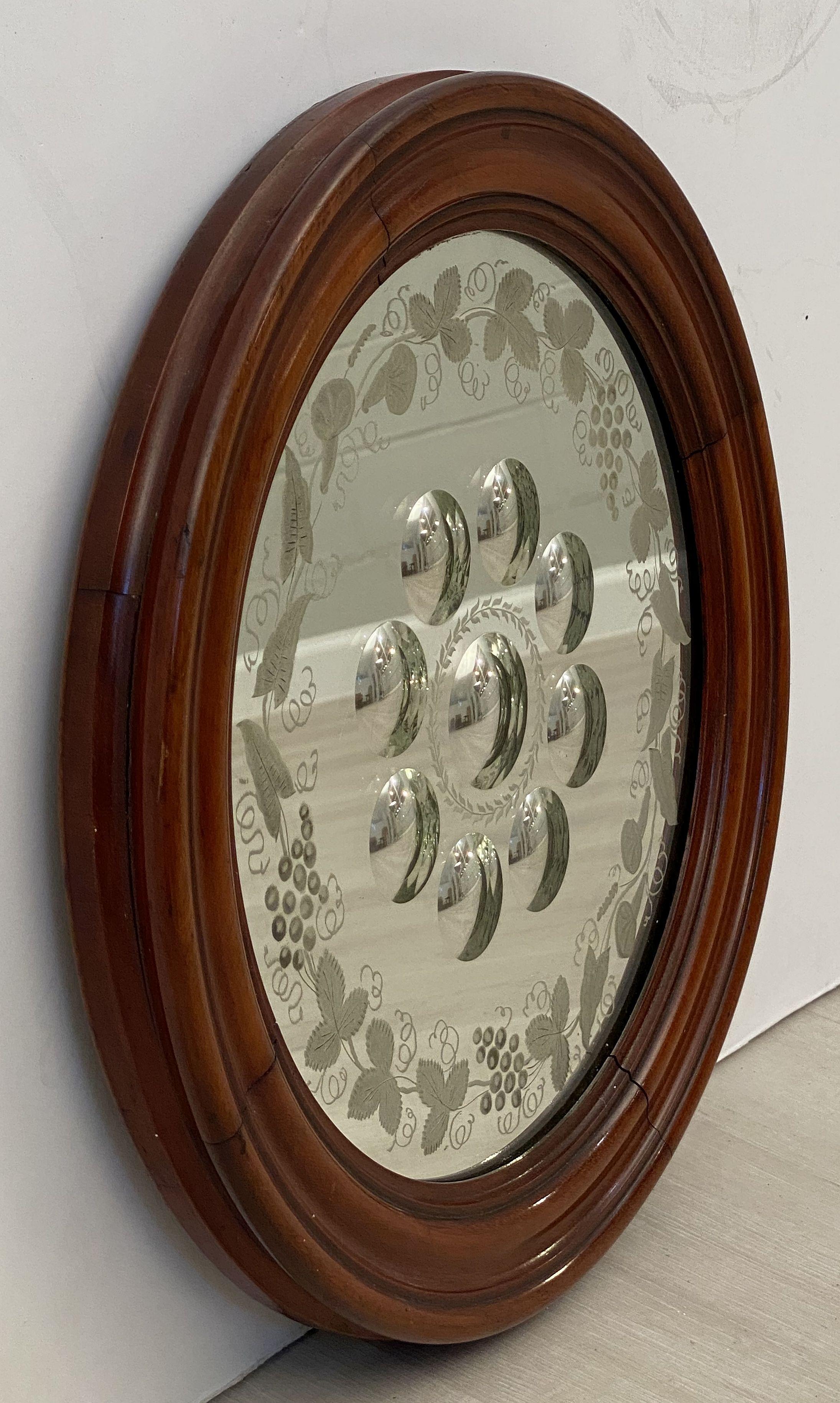 round wall mirror
