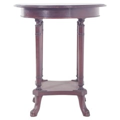 English Round Wood Coffee Table
