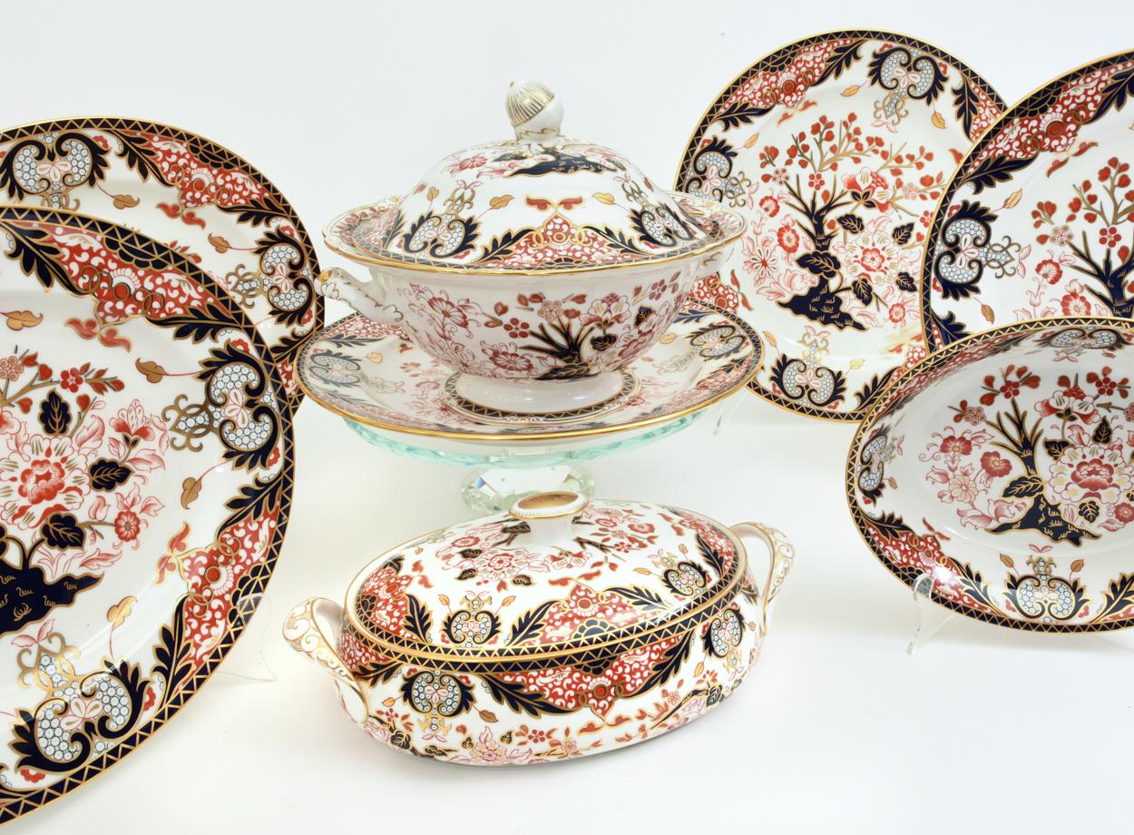 English Royal Crown Derby Complete Service for Twelve People 7