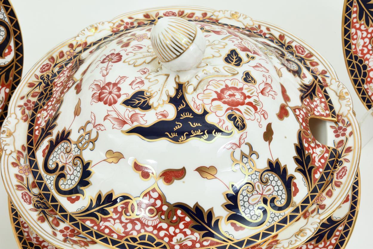 English Royal Crown Derby Complete Service for Twelve People 11