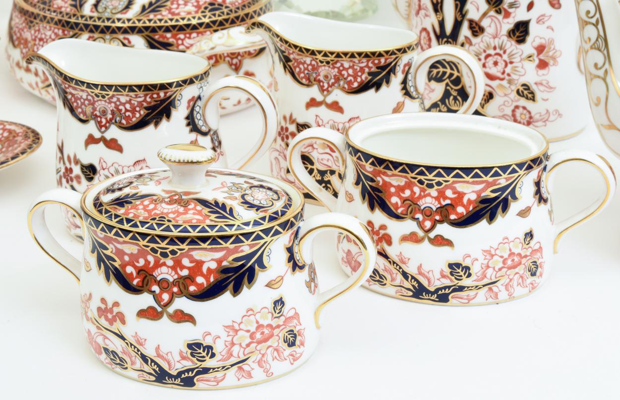 English Royal Crown Derby Complete Service for Twelve People 13