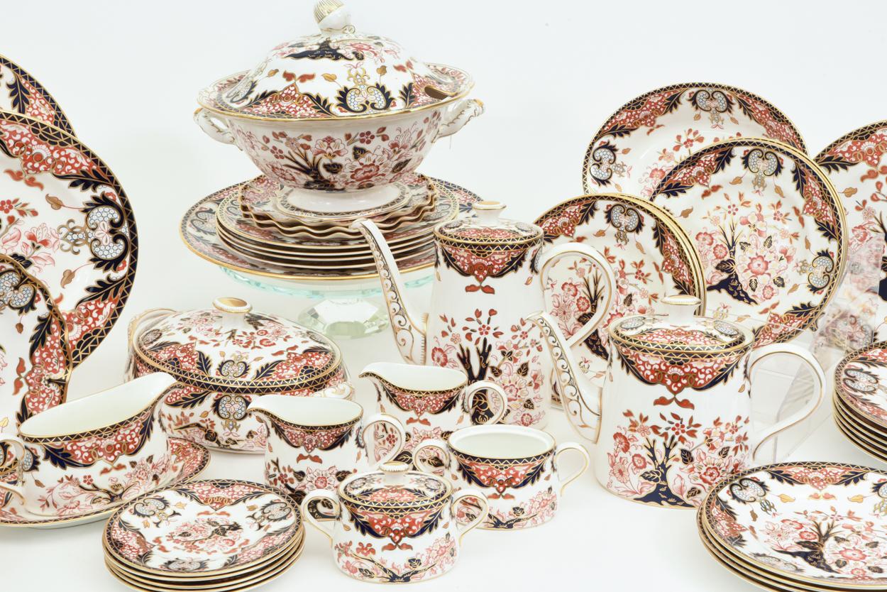 English Royal Crown Derby Complete Service for Twelve People 4