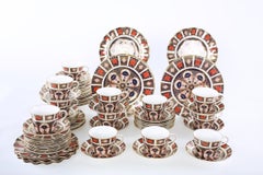 English Royal Crown Derby Porcelain Dinner Service