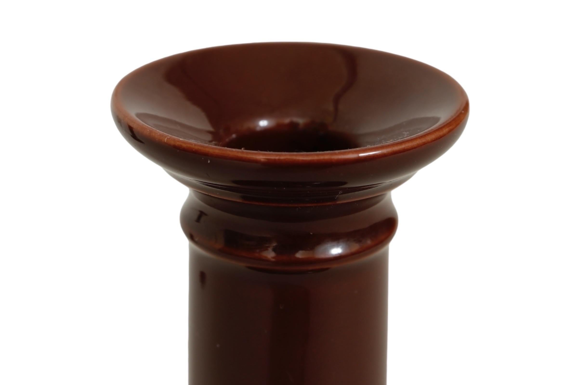 Inglese Portacandele in ceramica Royal Doulton inglese - una coppia in vendita