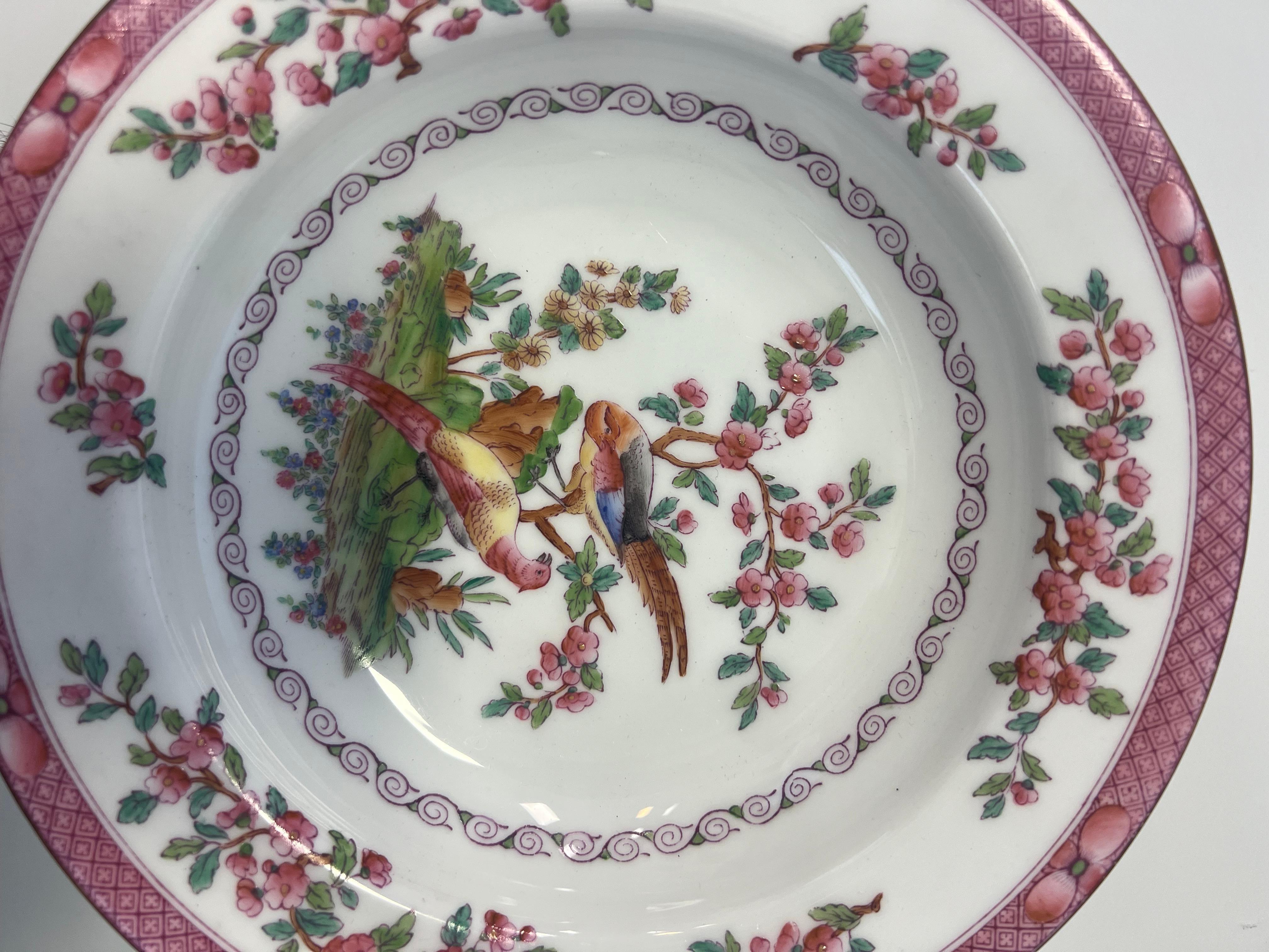 English Royal Worcester Porcelain Plated Retailed by Tiffany & Co, Circa 1900 In Excellent Condition For Sale In Los Angeles, CA