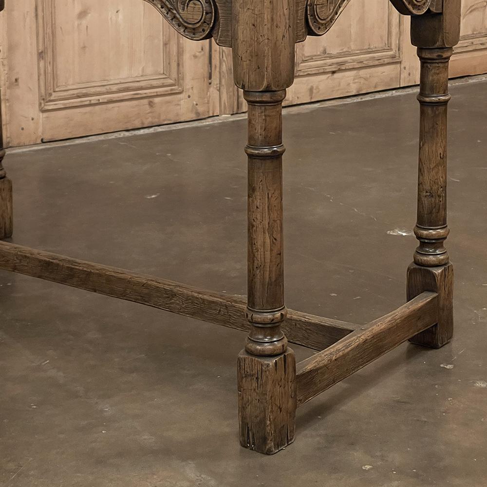 English Rustic Antique Side Table For Sale 4