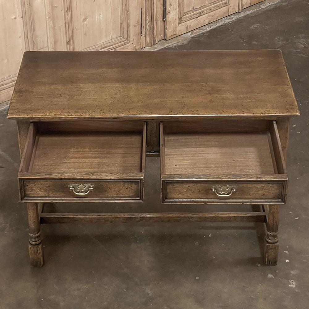 English Rustic Antique Side Table For Sale 7