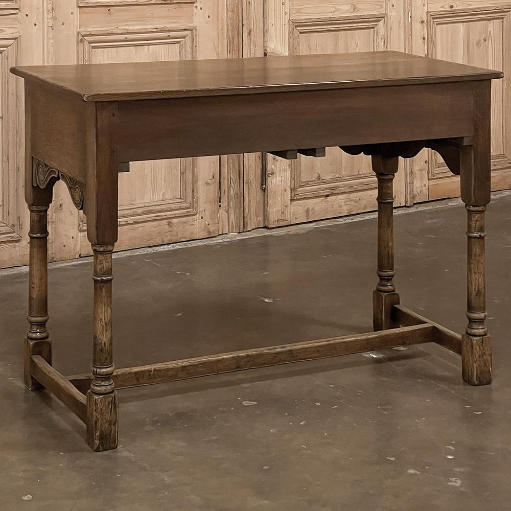 English Rustic Antique Side Table For Sale 10
