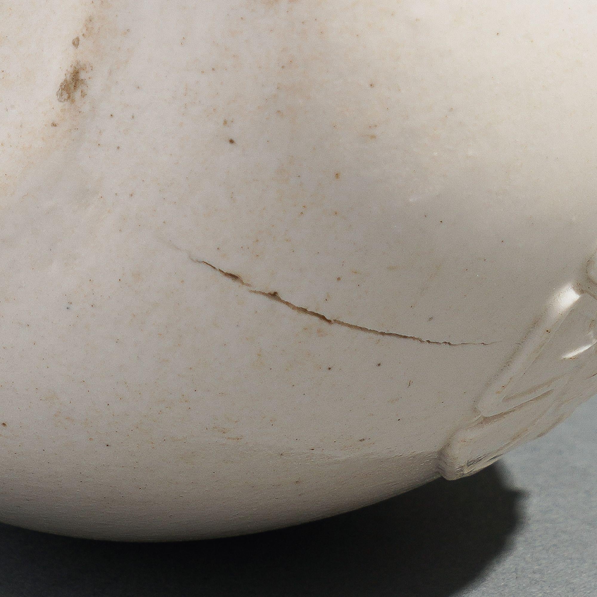 Englische Salzglasierte Wasserflasche aus weißem Steingut von G.R. Booth's & Co, 1839-1844 im Angebot 4