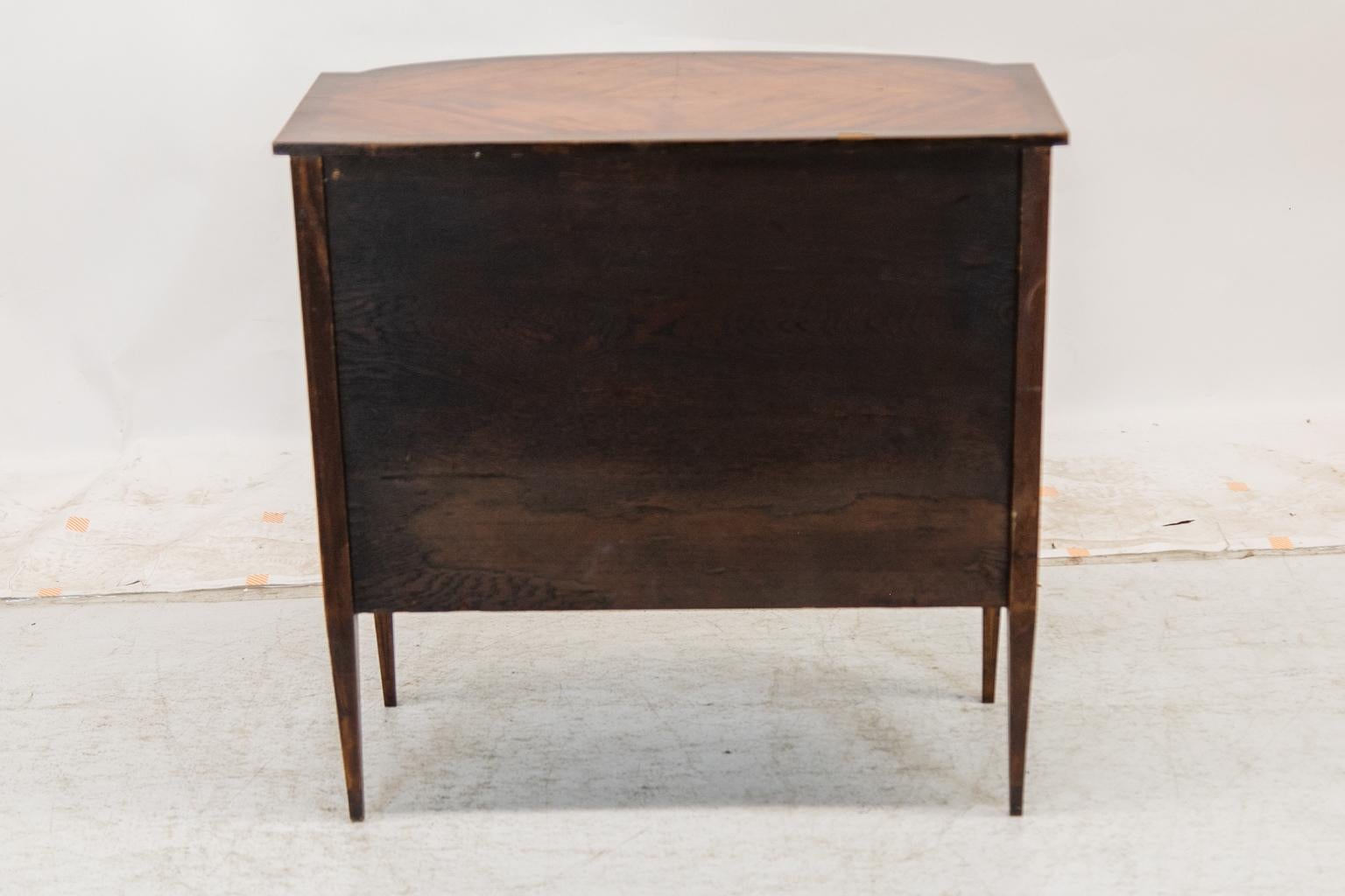 Console en bois de satin anglais 1
