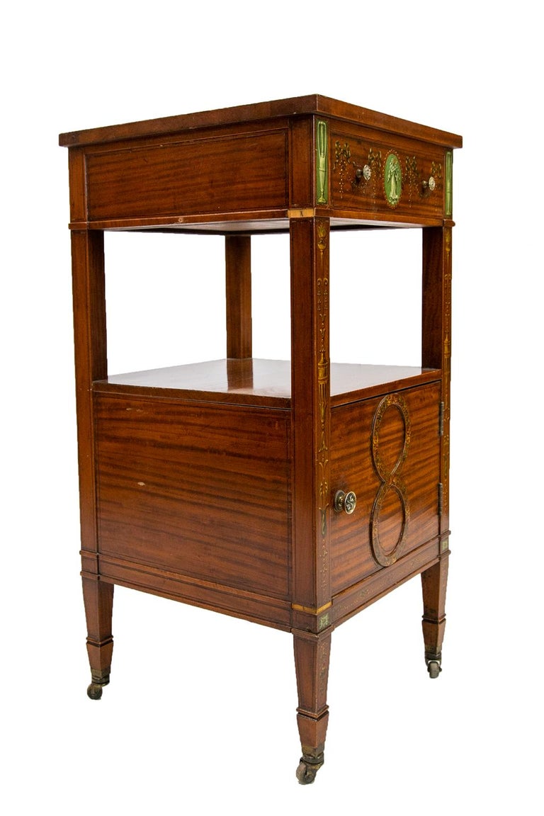 English Satinwood Painted Table For Sale at 1stDibs