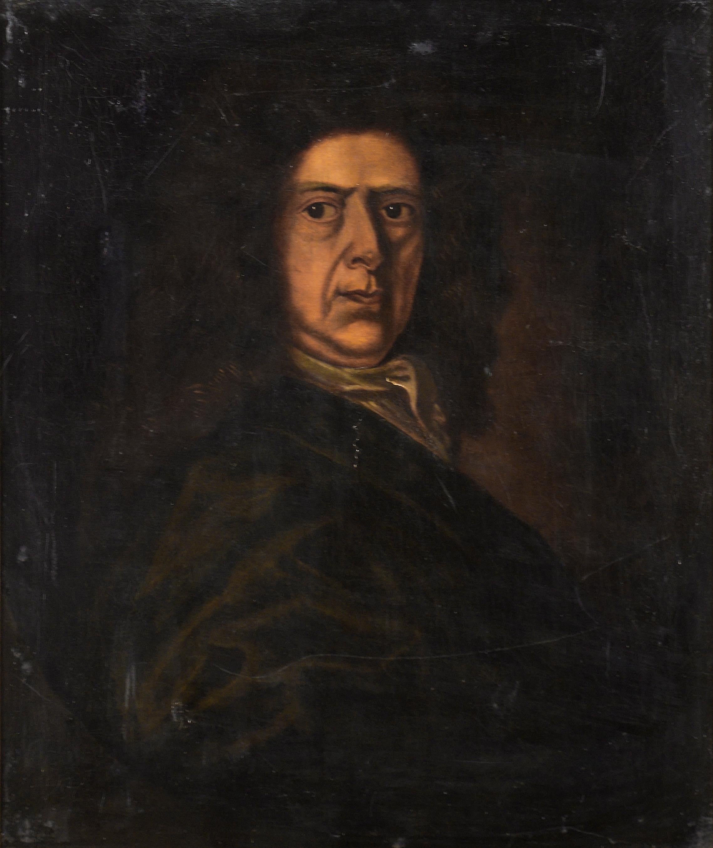 Porträt eines englischen Gentleman „Sir“  – Painting von English school 18th century