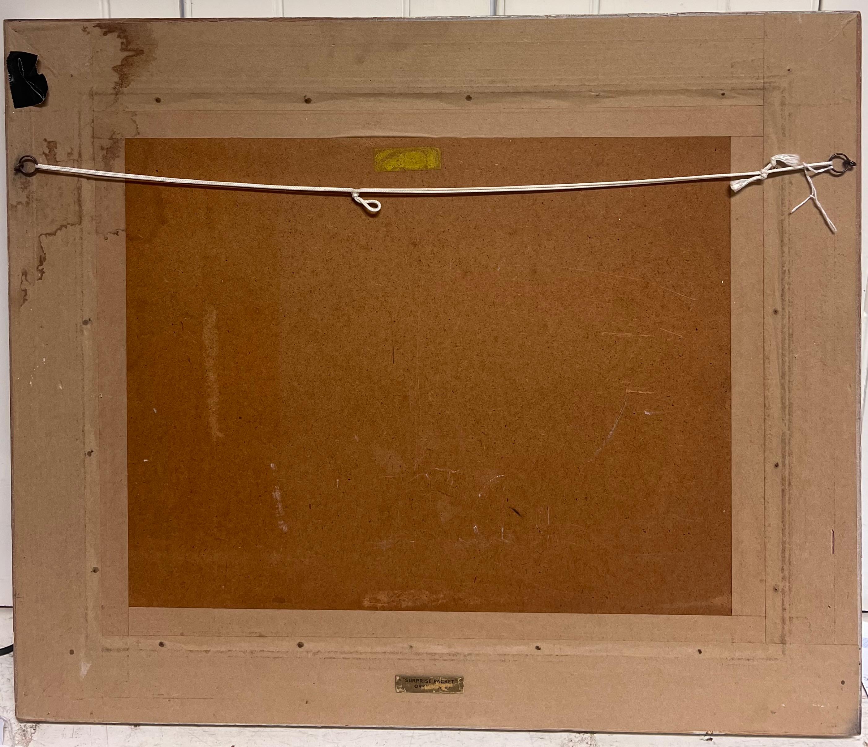 Feine englische Sportkunst Ölgemälde Rennpferd im Paddock Signiert & datiert 1966 im Angebot 13