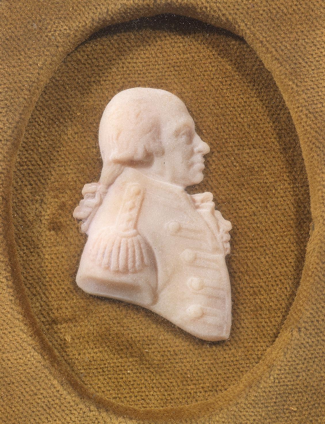 European English School 19th Century a Bust Portrait of George IV For Sale