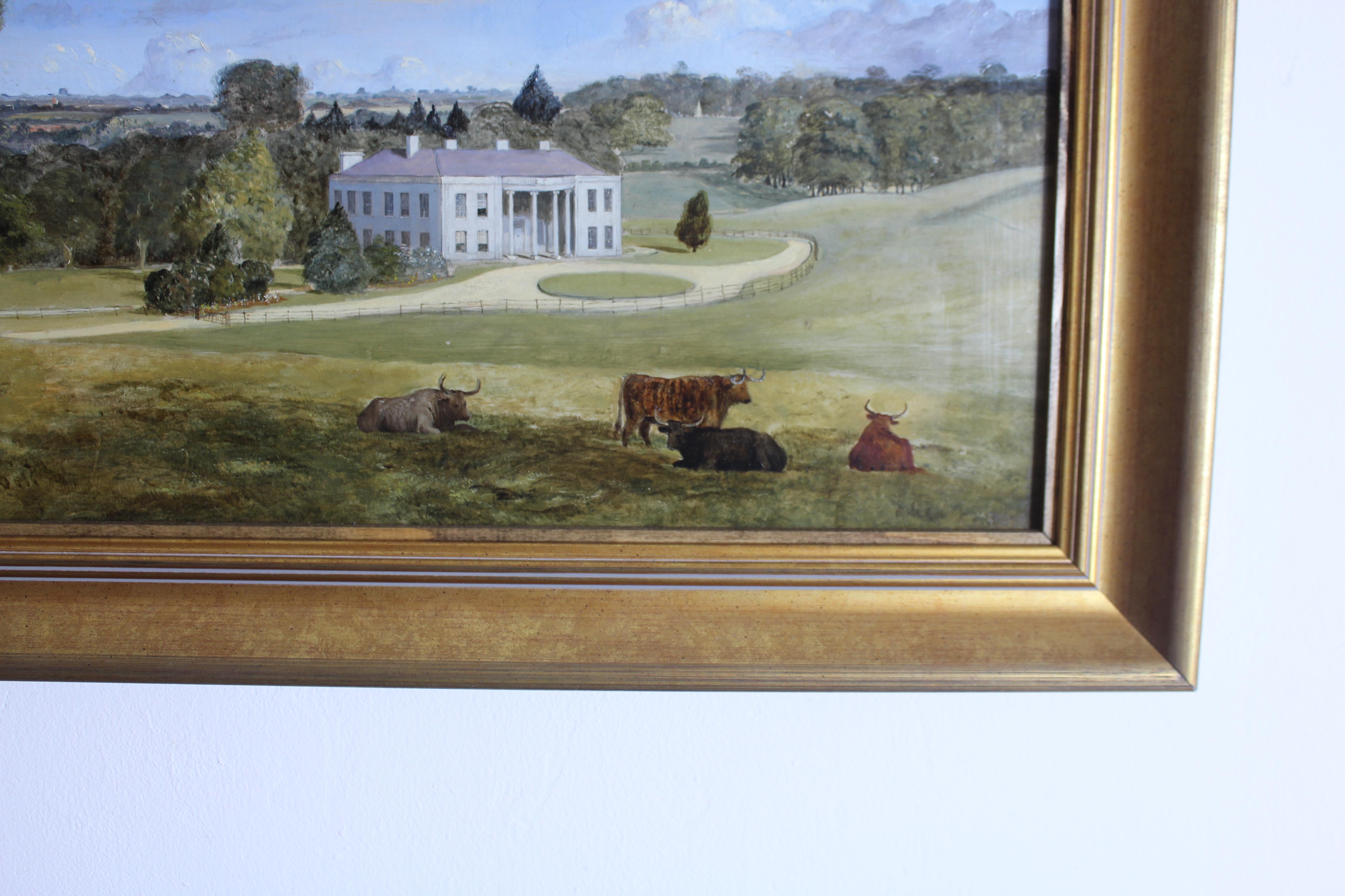 English School 19° secolo Paesaggio Casa di Campagna Pittura ad olio in vendita 6