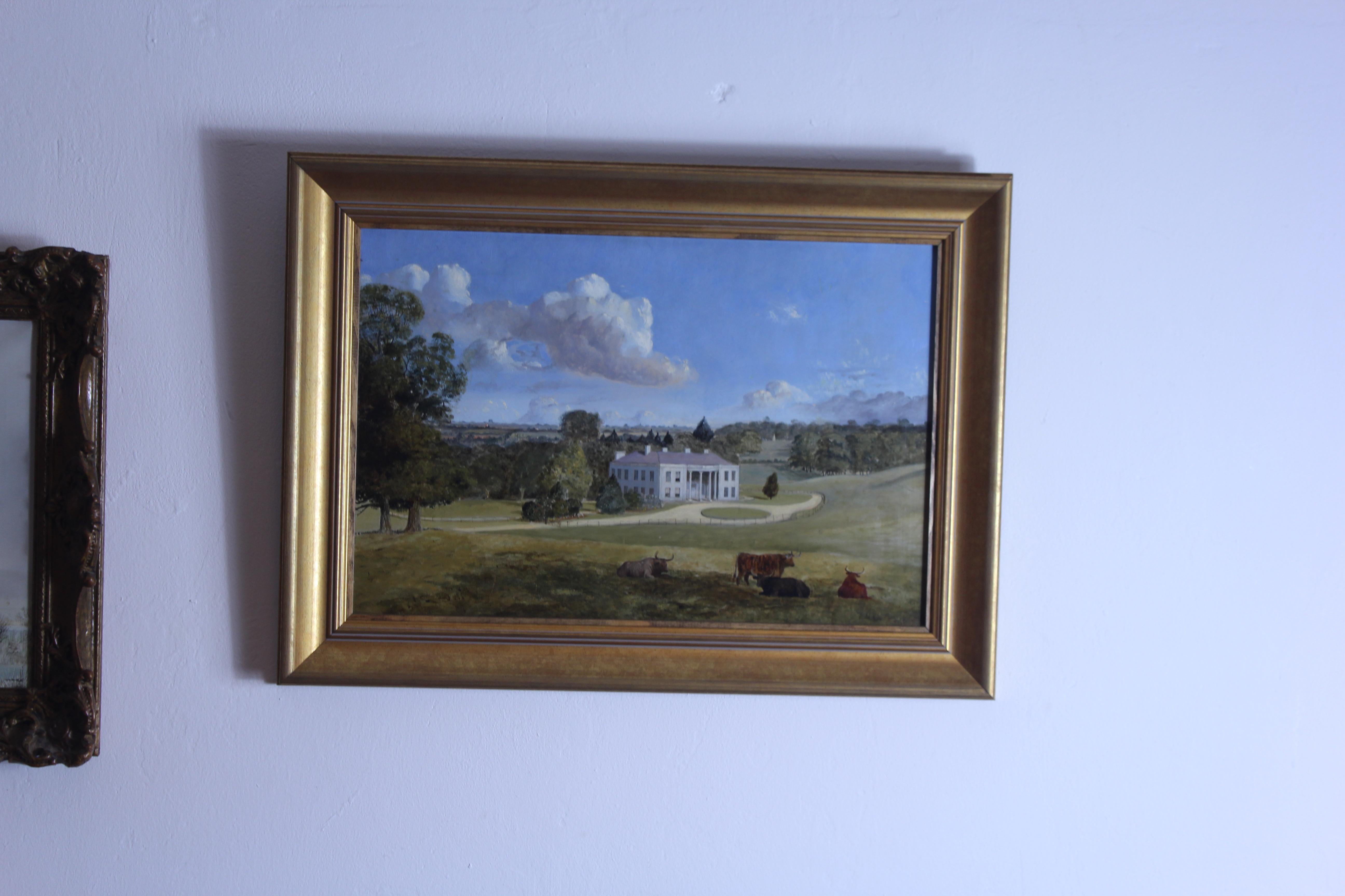 English School 19° secolo Paesaggio Casa di Campagna Pittura ad olio in vendita 8