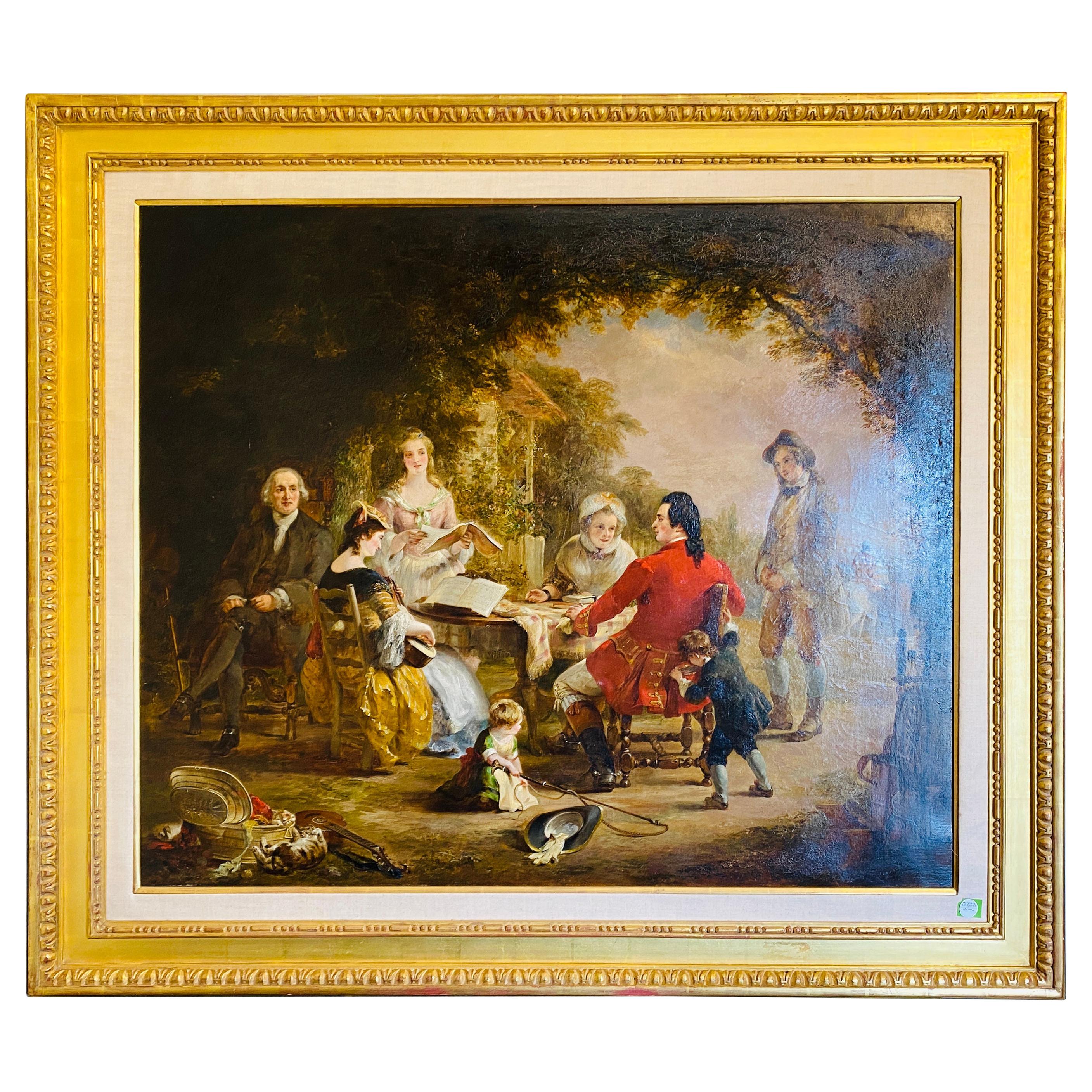 English School '19th Century' Signed J. NOBLE l/r. For Sale