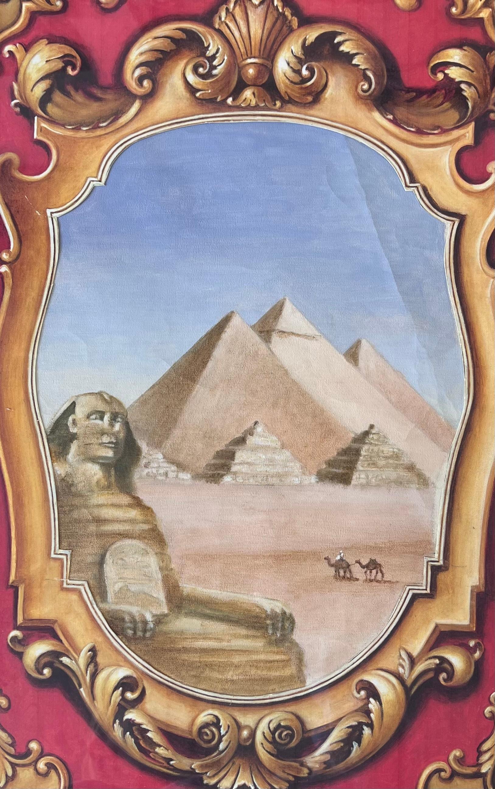 Set of 7 Original Paintings - The Seven Wonders of the Ancient World Classical For Sale 3