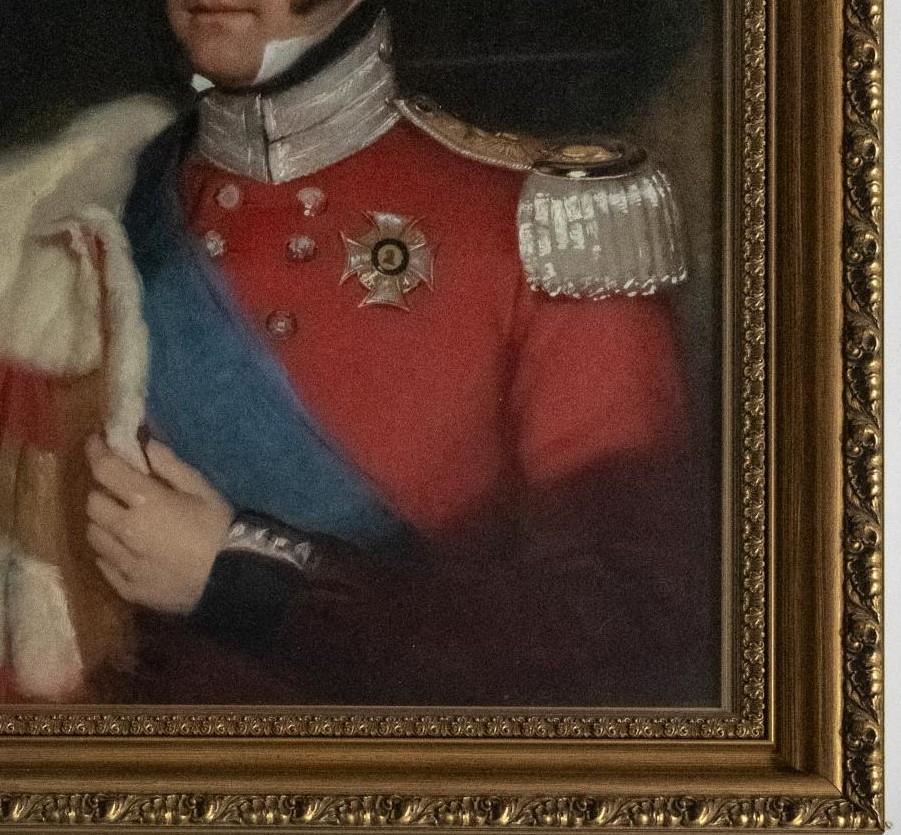 Portrait d'officier militaire du 5e Royal Lancashire Militia, East Lancs, 19e siècle - Réalisme Painting par English School